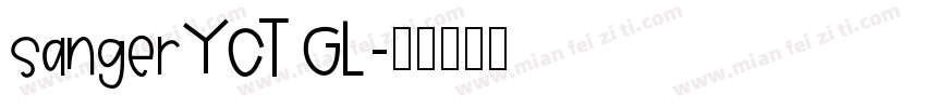 sangerYCT GL字体转换